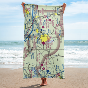 Cleburne Municipal Airport (CPT) VFR Sectional Towel