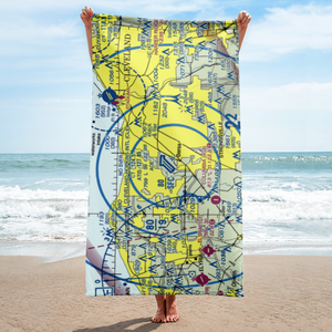 Cleveland Hopkins International Airport (CLE) VFR Sectional Towel