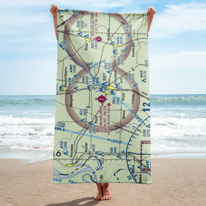 Cleveland Municipal Airport (RNV) VFR Sectional Towel