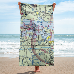 Cliche Cove Seaplane Base (00NK) VFR Sectional Towel