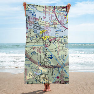 Clinton County Airport (PLB) VFR Sectional Towel