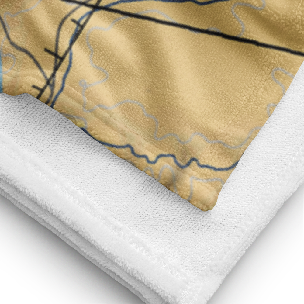 Clover Crest Airpark (MT24) VFR Sectional Towel 