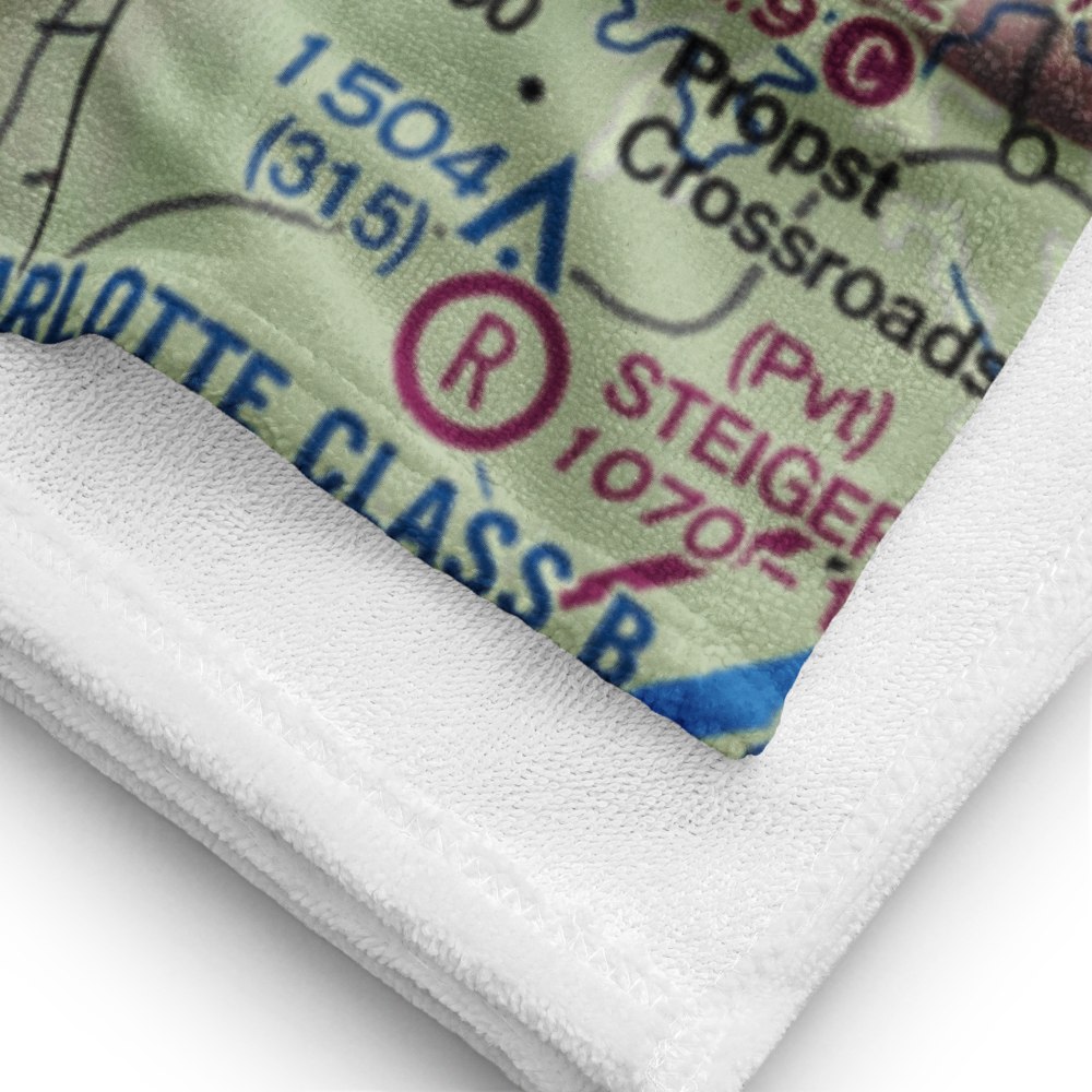 Clyde Valley Airport (3NC0) VFR Sectional Towel 