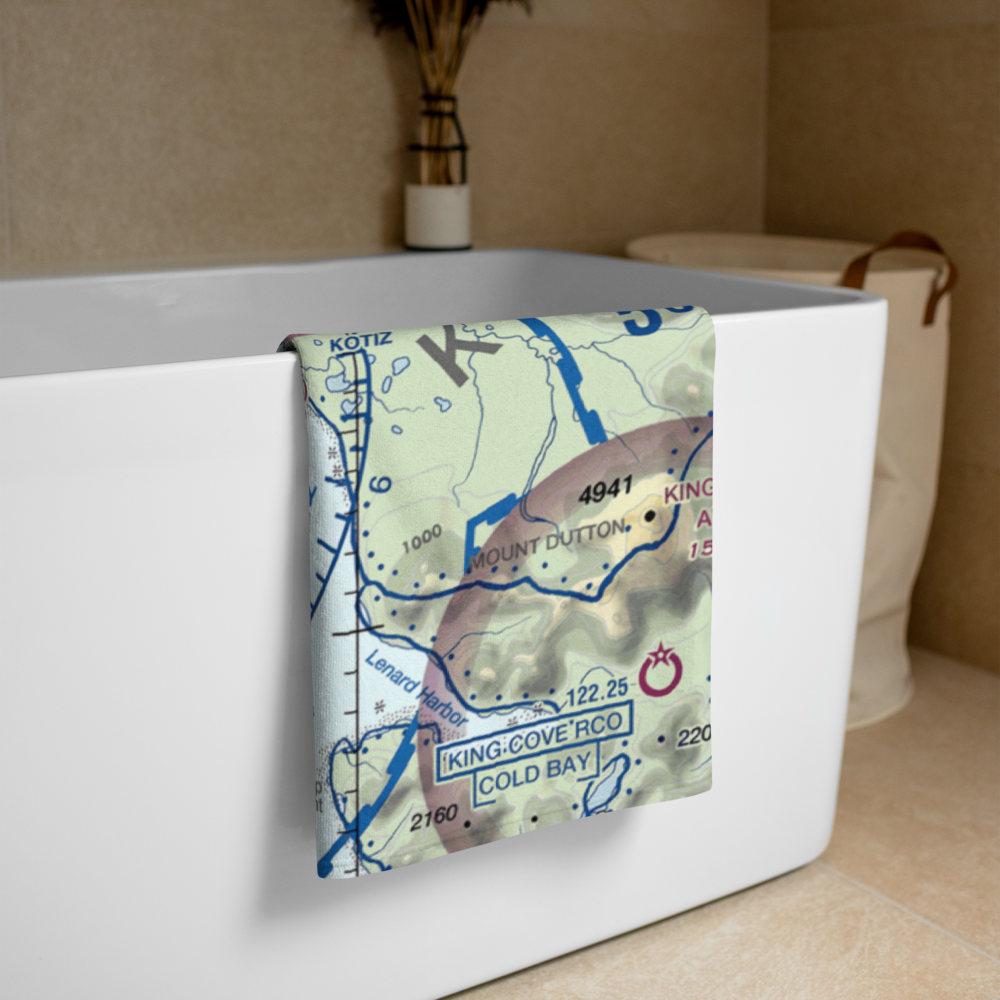 Cold Bay Airport (CDB) VFR Sectional Towel 