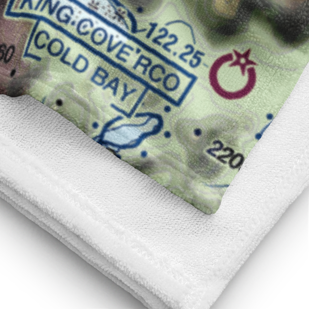 Cold Bay Airport (CDB) VFR Sectional Towel 