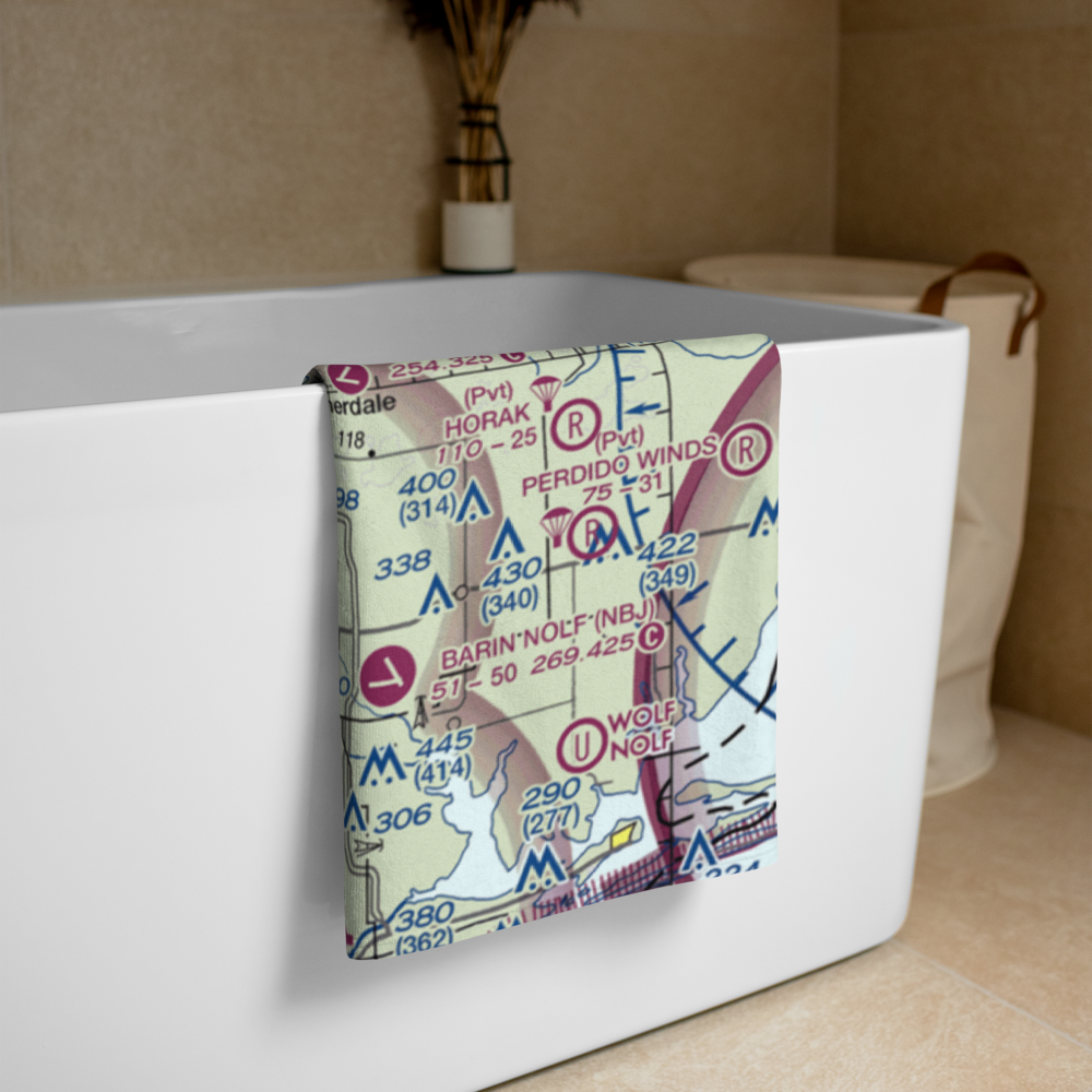 Collier Airpark (2AL1) VFR Sectional Towel 