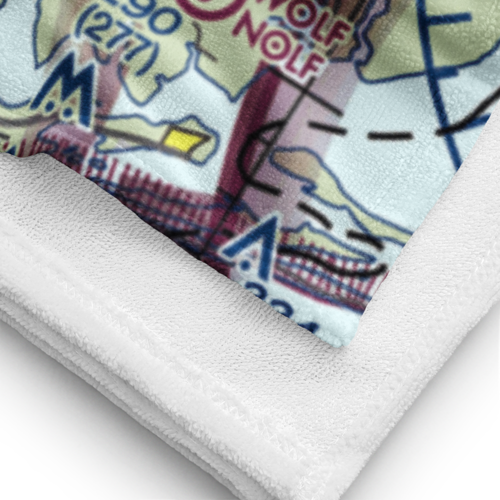 Collier Airpark (2AL1) VFR Sectional Towel 