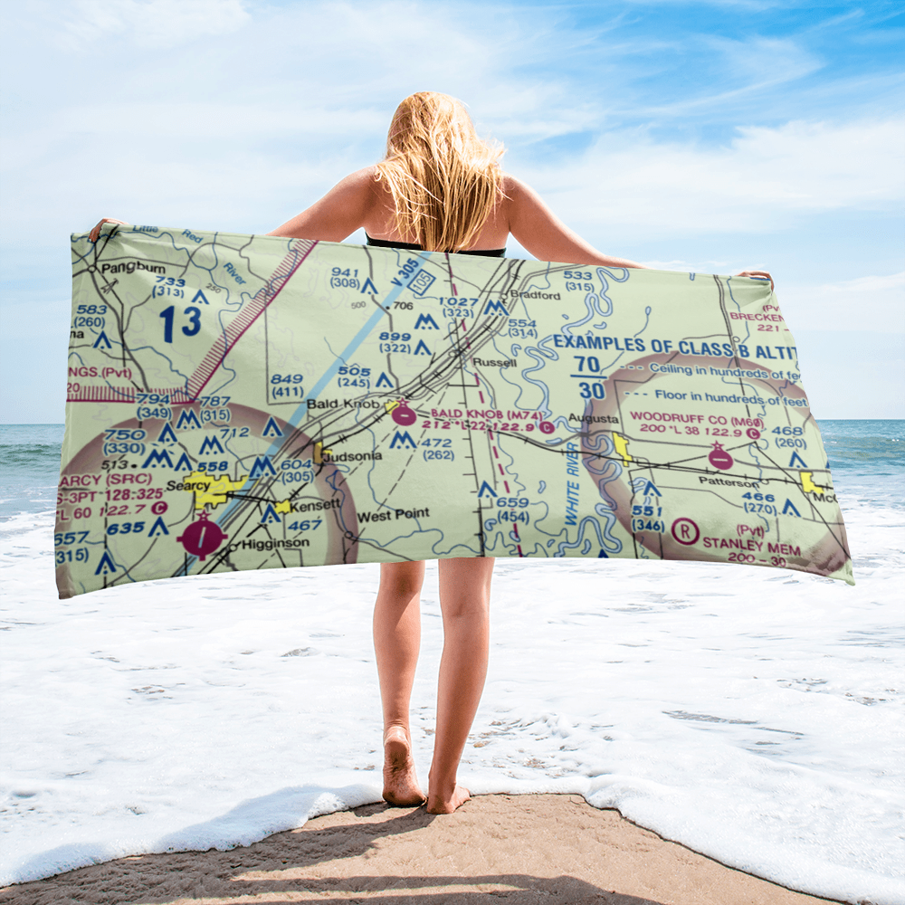 Collisons Field (COLLISO) VFR Sectional Towel 