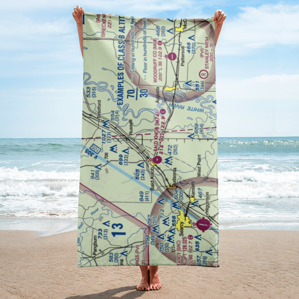 Collisons Field (COLLISO) VFR Sectional Towel 