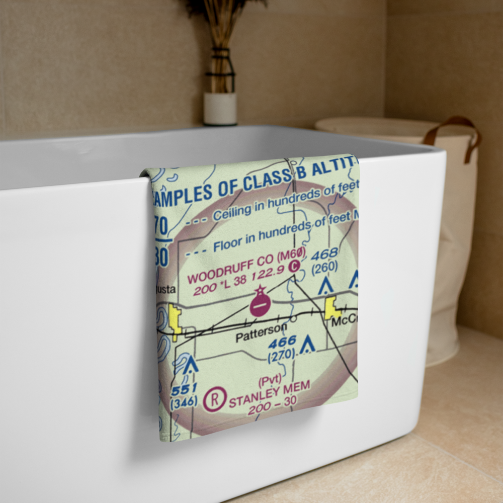 Collisons Field (COLLISO) VFR Sectional Towel 