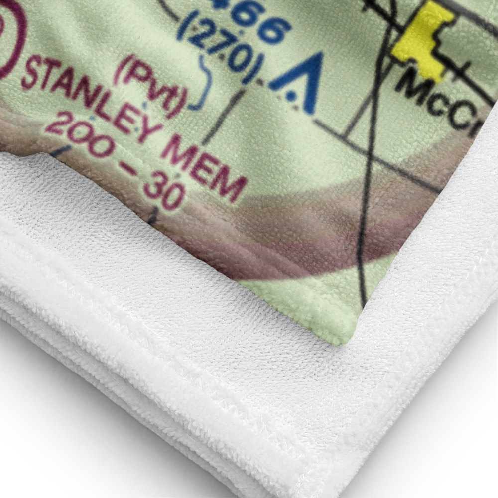 Collisons Field (COLLISO) VFR Sectional Towel 