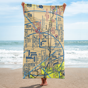 Colorado Air and Space Port (CFO) VFR Sectional Towel