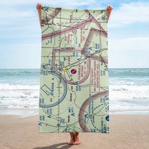 Columbus Air Force Base Aux Field Airfield (1MS8) VFR Sectional Towel