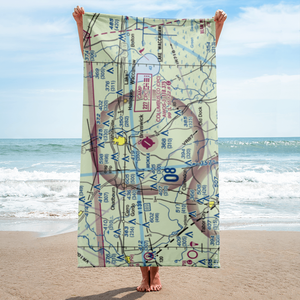 Columbus County Municipal Airport (CPC) VFR Sectional Towel