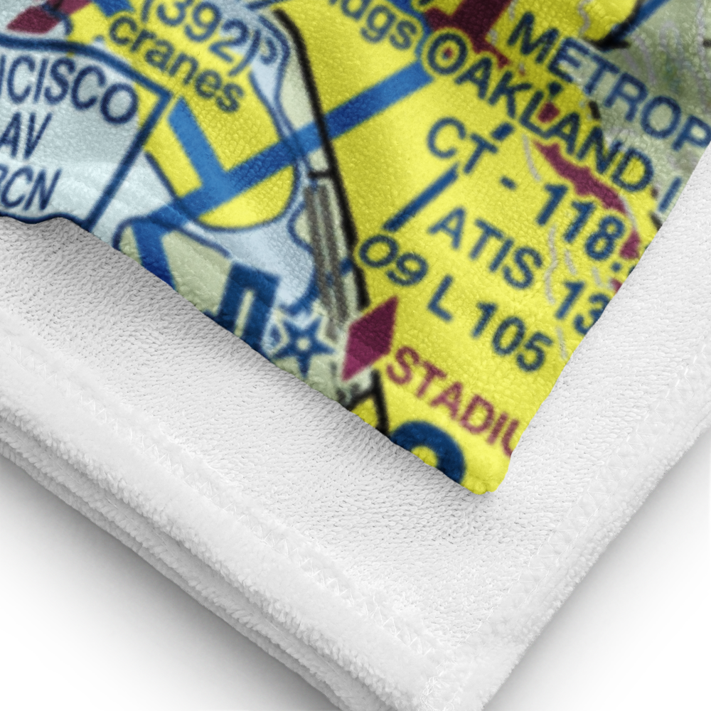 Commodore Center Seaplane Base (22CA) VFR Sectional Towel 