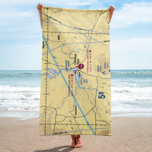 Conchas Lake Seaplane Base (E61) VFR Sectional Towel