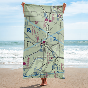 Connell City Airport (WA14) VFR Sectional Towel