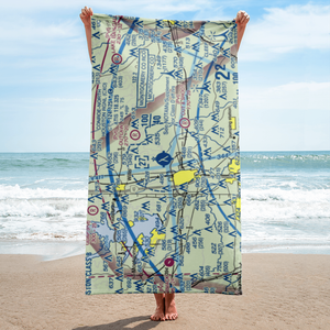 Conroe-North Houston Regional Airport (CXO) VFR Sectional Towel