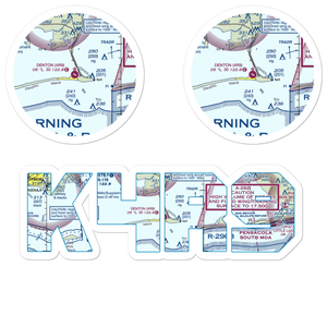 Dauphin Island Airport (4R9) VFR Sectional Sticker Pack
