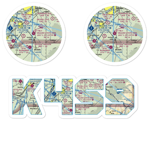 Portland Mulino Airport (4S9) VFR Sectional Sticker Pack