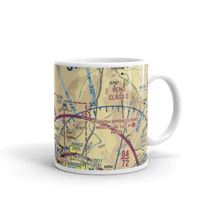 Reno-Stead Airport (RTS) VFR Sectional  Mug