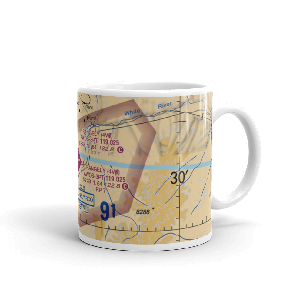 Rangely Airport (4V0) VFR Sectional  Mug 