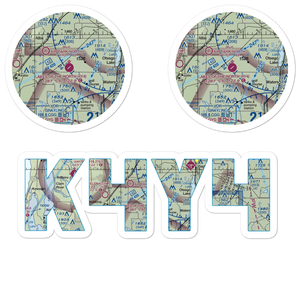 Lakes of the North Airport (4Y4) VFR Sectional Sticker Pack