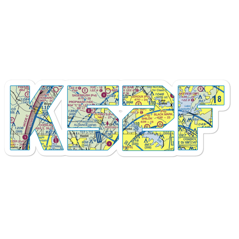 Northwest Regional Airport (52F) VFR Sectional Sticker 