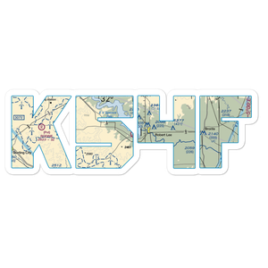 Robert Lee Airport (54F) VFR Sectional Sticker