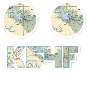 Robert Lee Airport (54F) VFR Sectional Sticker Pack