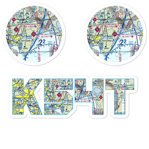 RWJ Airpark (54T) VFR Sectional Sticker Pack