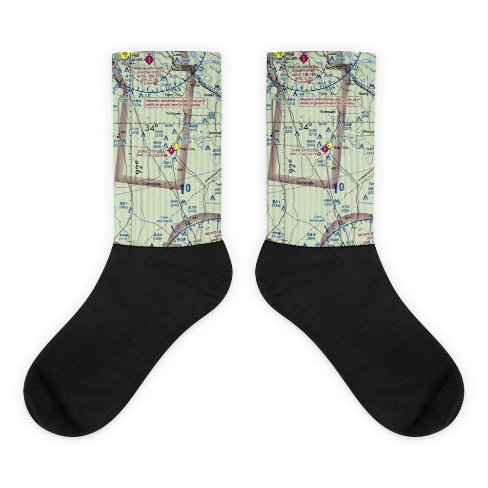 Star City Municipal Airport (55M) VFR Sectional Socks 
