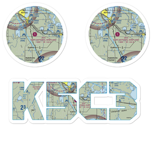 Nary National Shefland Field (5C3) VFR Sectional Sticker Pack