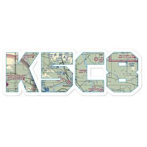 Washburn Municipal Airport (5C8) VFR Sectional Sticker