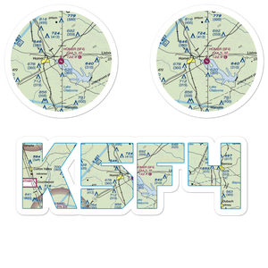Homer Municipal Airport (5F4) VFR Sectional Sticker Pack