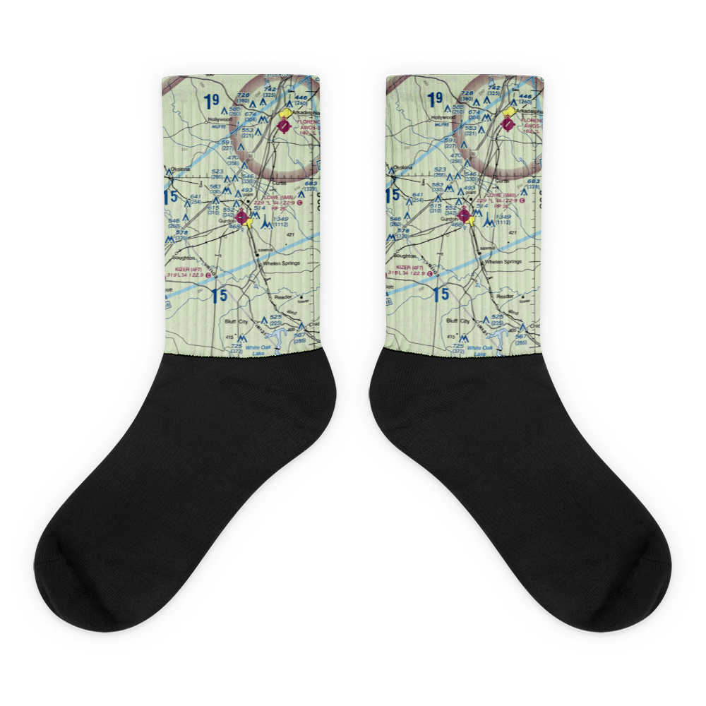 Gurdon Lowe Field (5M8) VFR Sectional Socks 