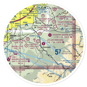 Valley View Airport (5S9) VFR Sectional Sticker (30 mile)