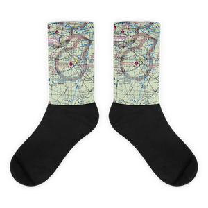 Siler City Municipal Airport (SCR) VFR Sectional Socks