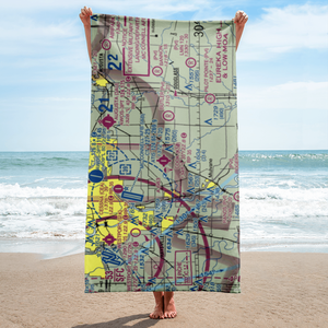 Cook Airfield Inc Airport (K50) VFR Sectional Towel