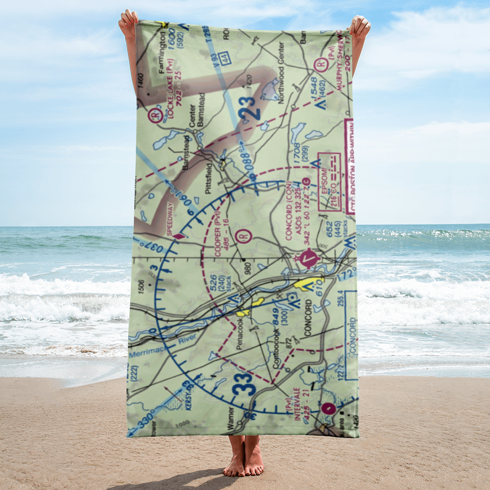 Cooper Farm Airport (NH07) VFR Sectional Towel 