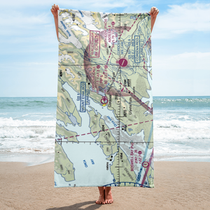 Cordova Municipal Airport (CKU) VFR Sectional Towel