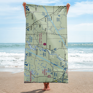 Cornell Municipal Airport (4WI9) VFR Sectional Towel