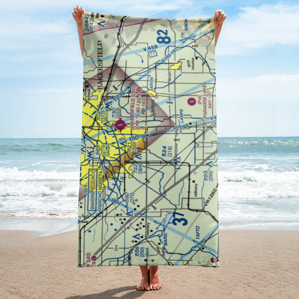 Costerisan Farms Airport (55CL) VFR Sectional Towel 