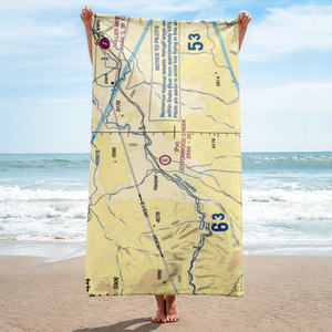 Cottonwood Creek Ranch Airport (OG50) VFR Sectional Towel