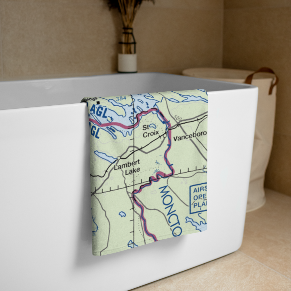 Cowboys Air Ranch Airport (84ME) VFR Sectional Towel 