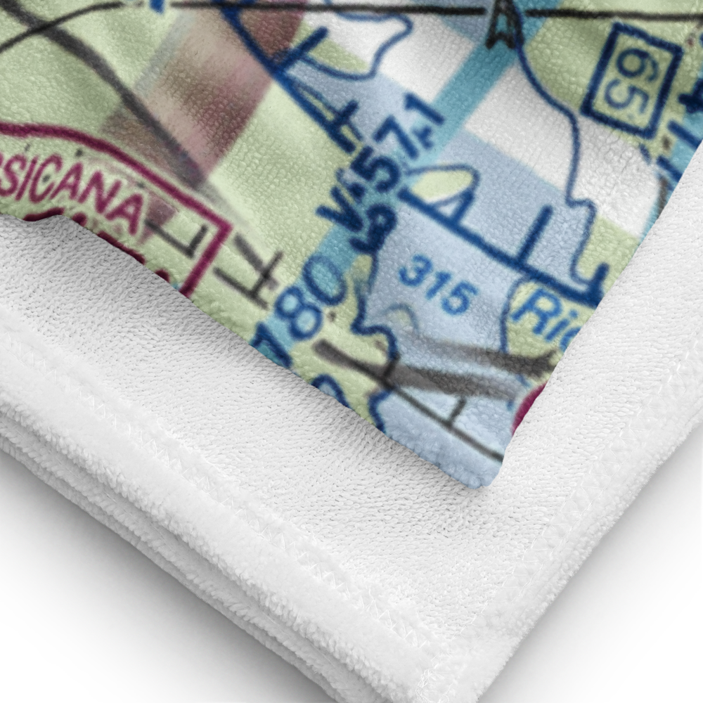 Coyote Field (4XS1) VFR Sectional Towel 