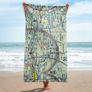 Crazy Horse Airport (12WV) VFR Sectional Towel