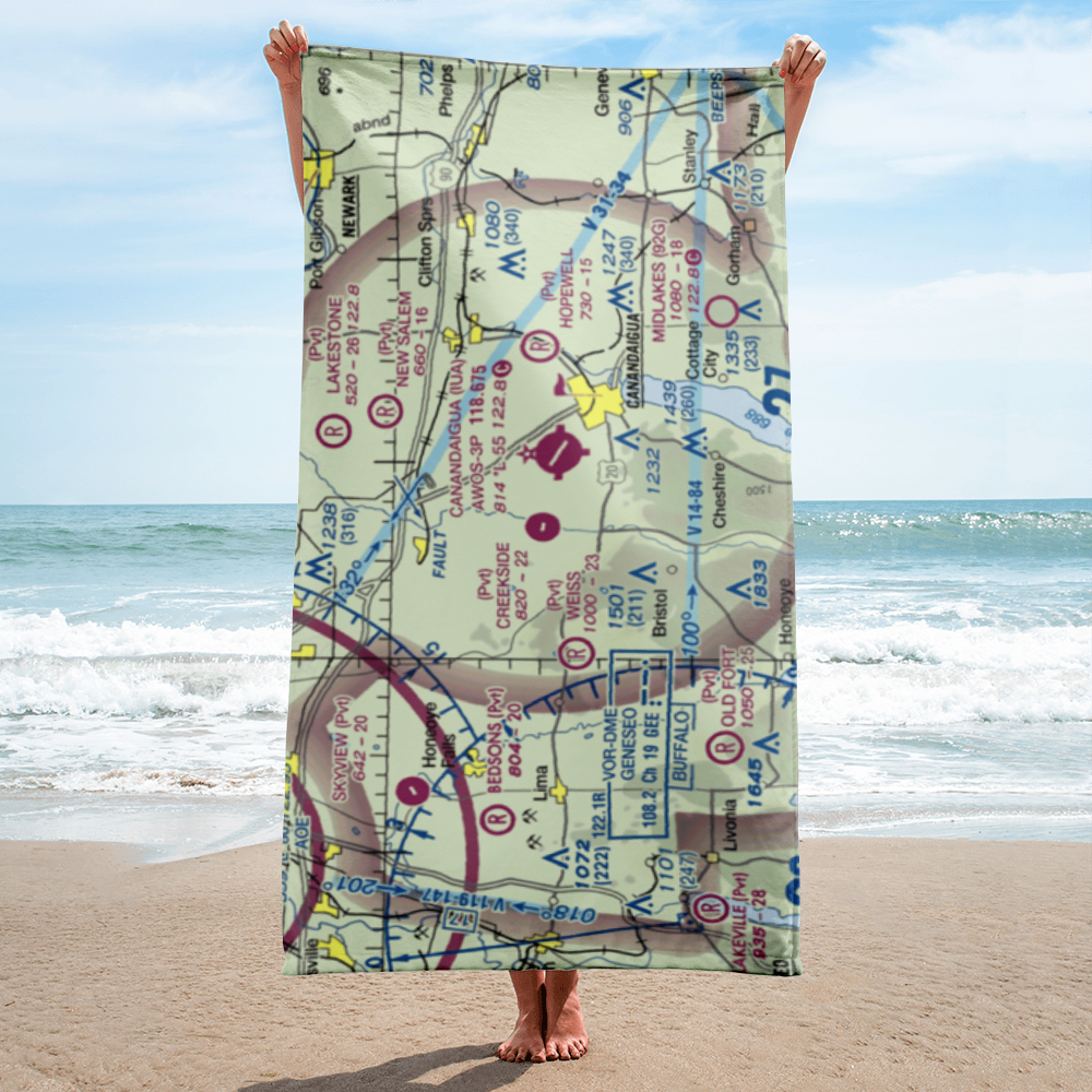 Creekside Airport (D67) VFR Sectional Towel 