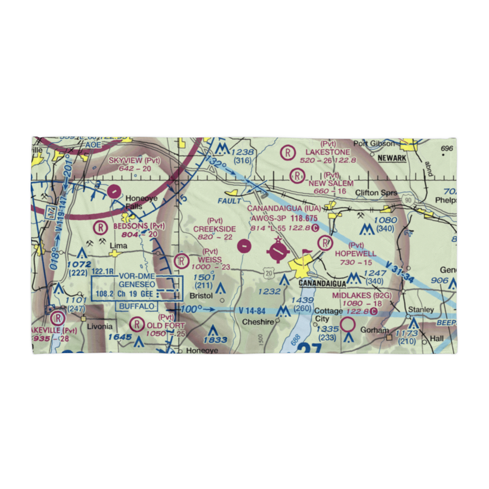 Creekside Airport (D67) VFR Sectional Towel 