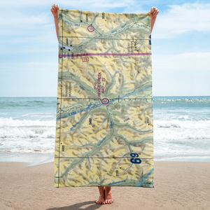 Crevice Creek Airport (1AK1) VFR Sectional Towel